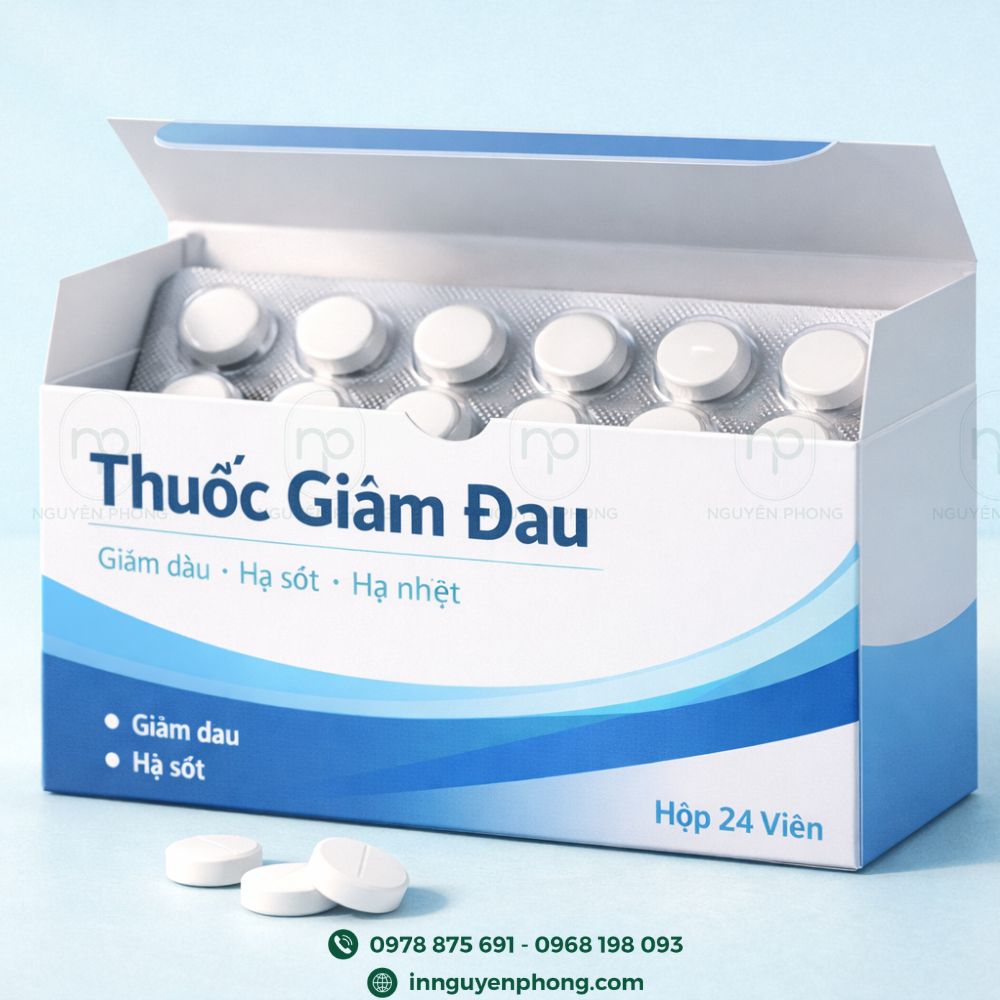 In vỏ hộp thuốc chuyên nghiệp tại Hà Nội